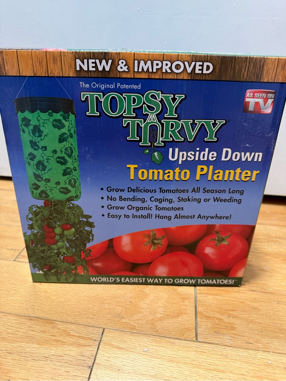 Upside Down Tomato Planter - Green